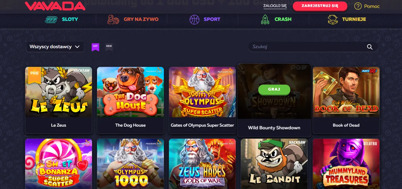 Vavada Casino — wersja mobilna na smartfonie